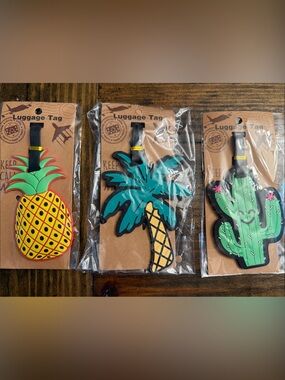 Durable & Brightly Playful Luggage Tags (Variety of Styles Available)